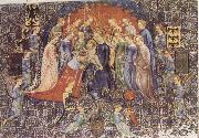 Michelino da Besozzo The Christ Child crowns the Duke oil painting reproduction